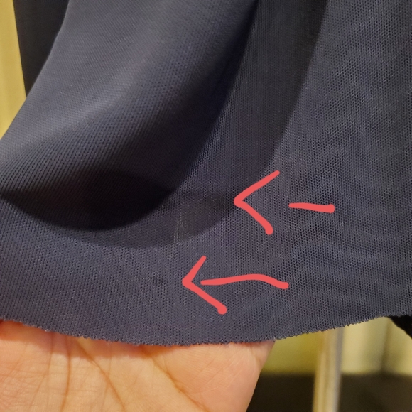 AllSaints Olwen Dress in Deep dark Blue Sz 4 - Picture 8 of 8